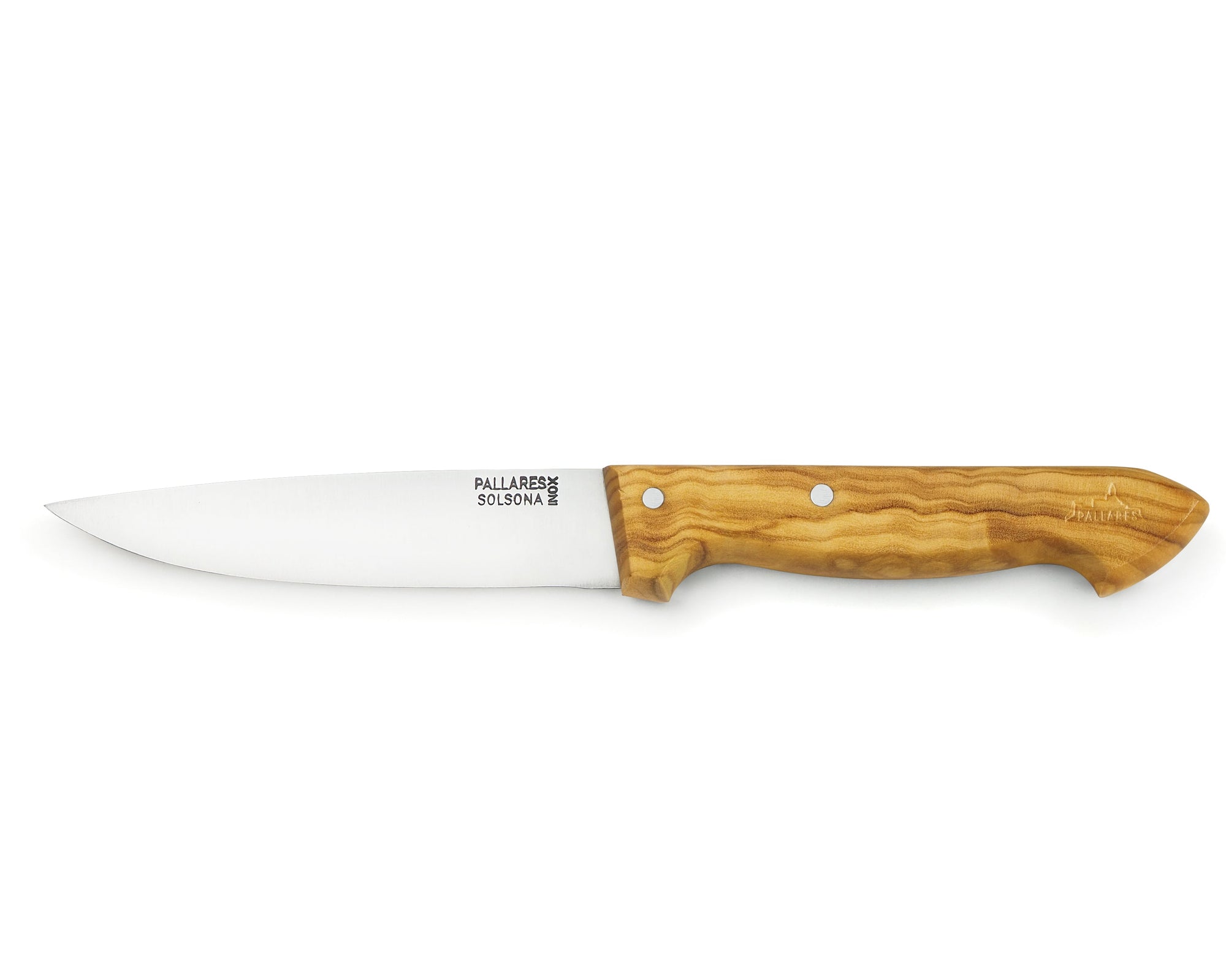 Cuchillo de cocina INOX con mango de olivo - Pallarès