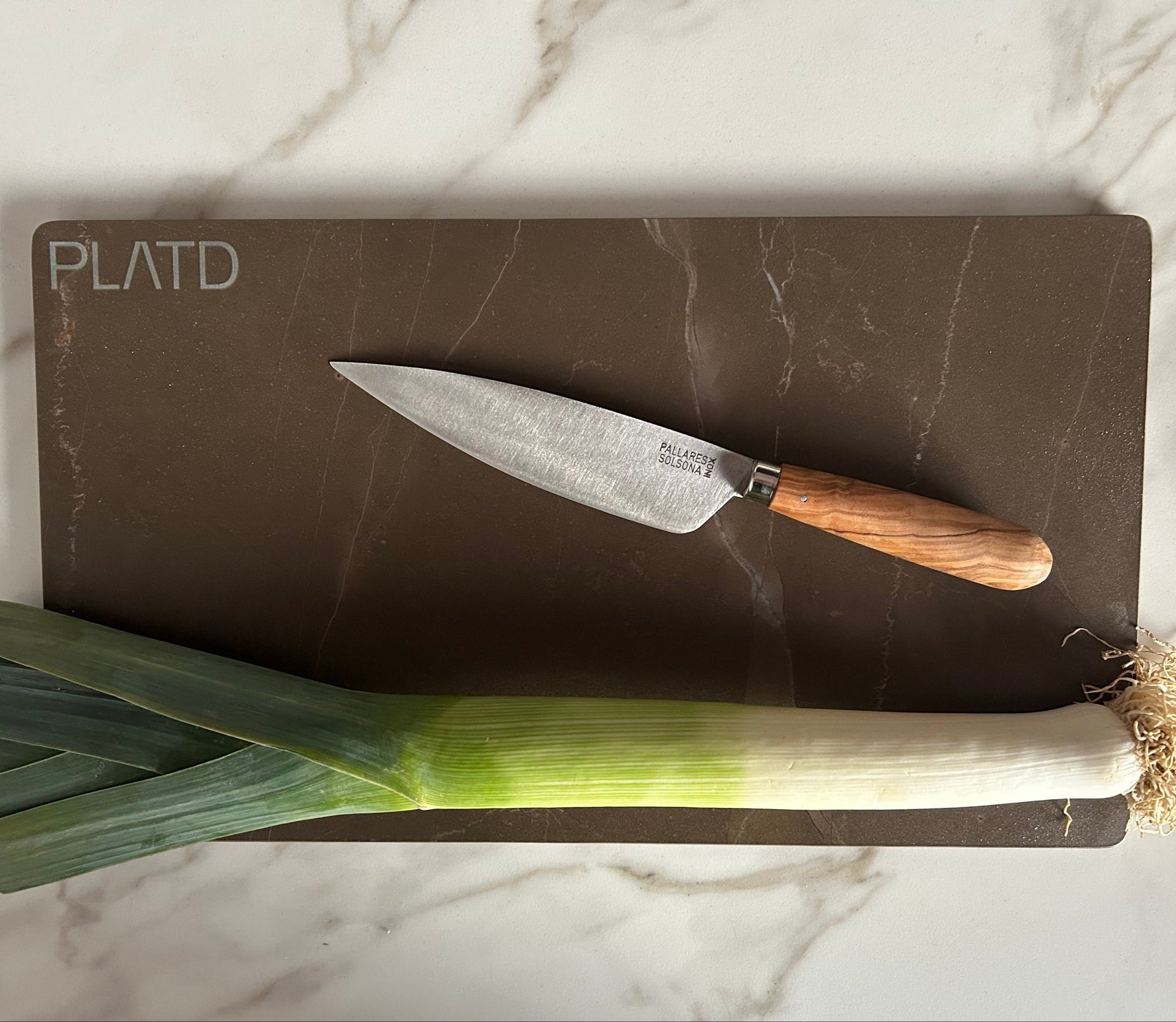 Cuchillo Pallarès cocina con Mango redondo de Olivo