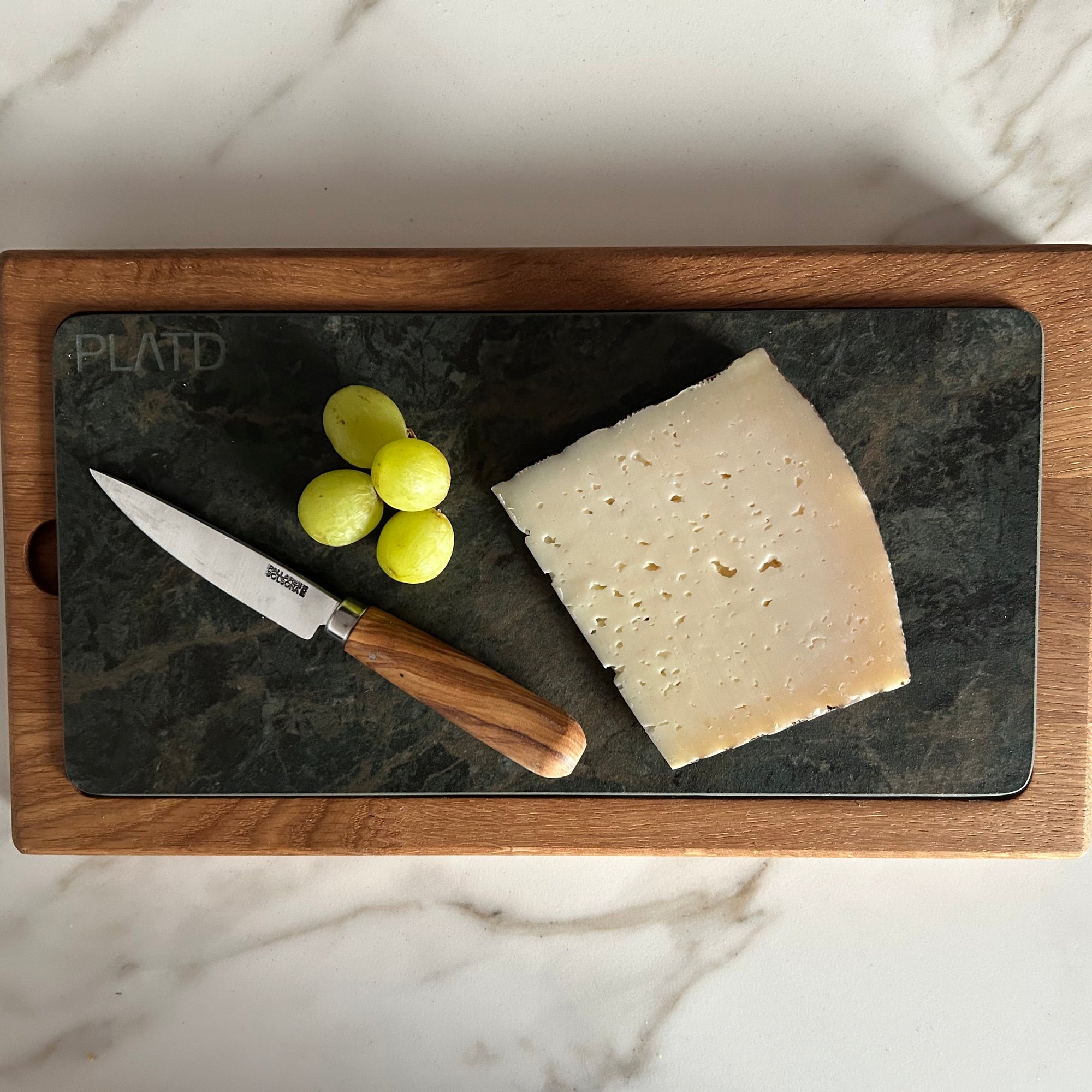 Cuchillo INOX 8 cm mango redondo de olivo - Pallarès