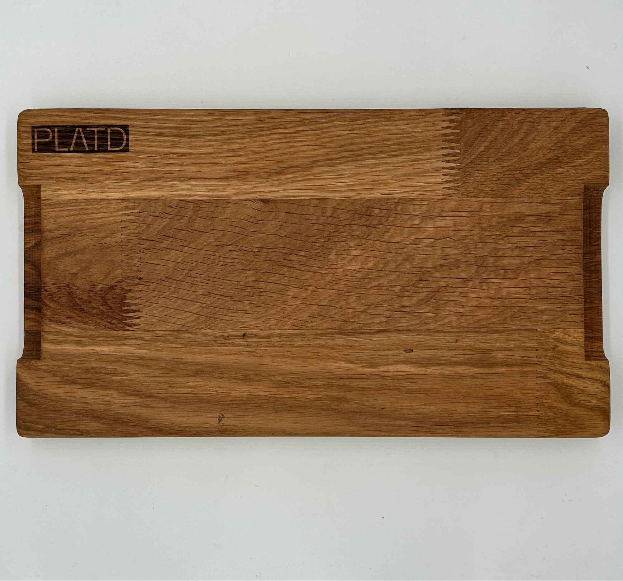 Tabla-bandeja de madera de roble ibérico