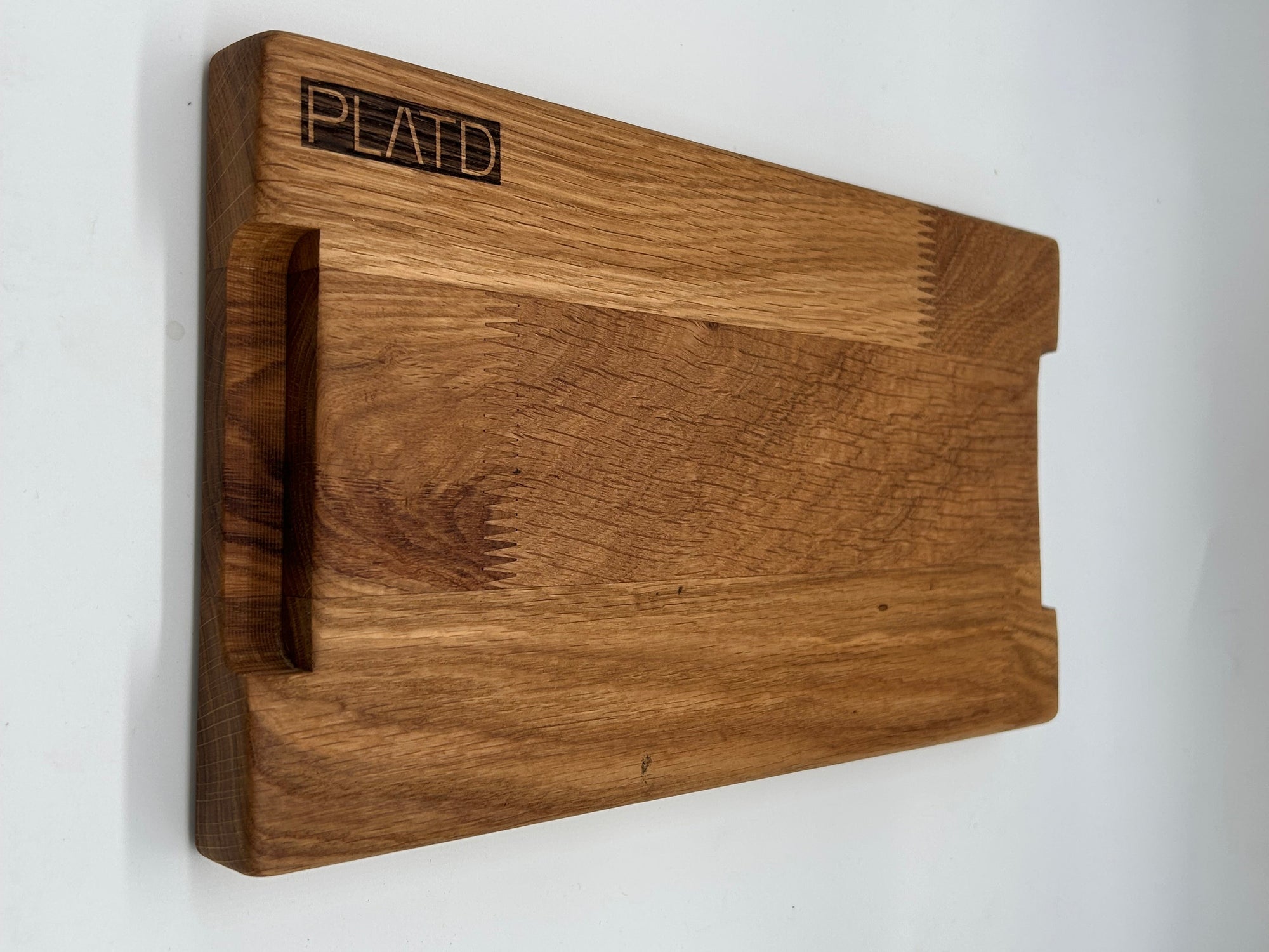 Tabla-bandeja de madera de roble ibérico