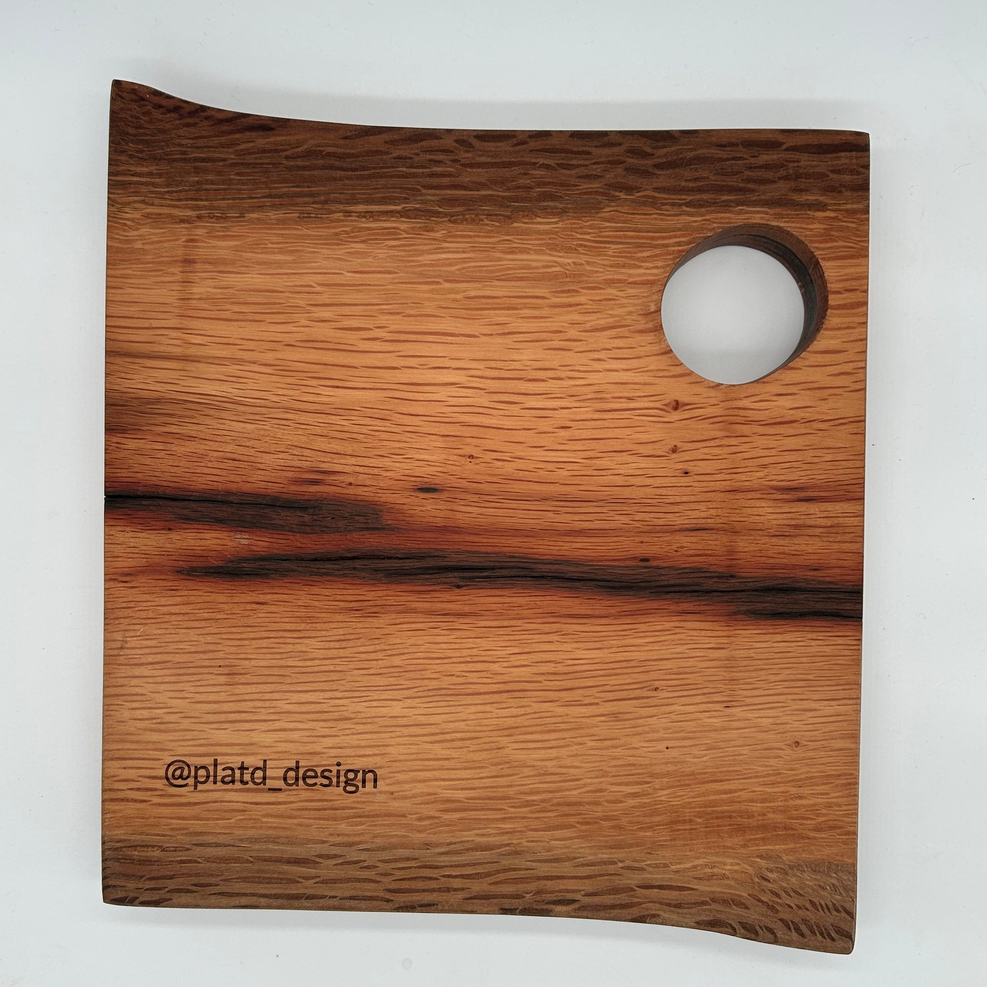 Tabla de madera natural de Roble ibérico