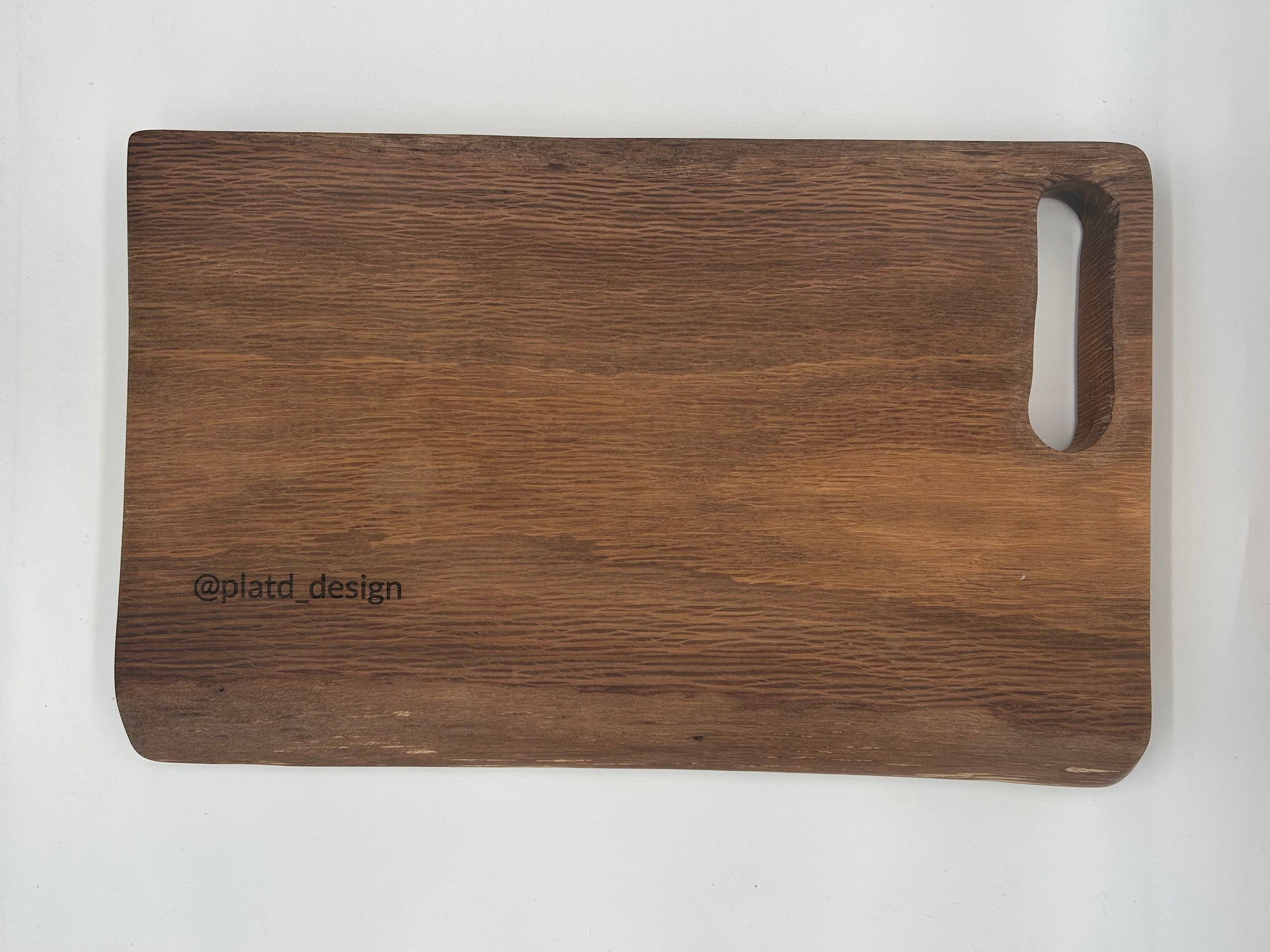 Tabla de madera natural de Roble rectangular