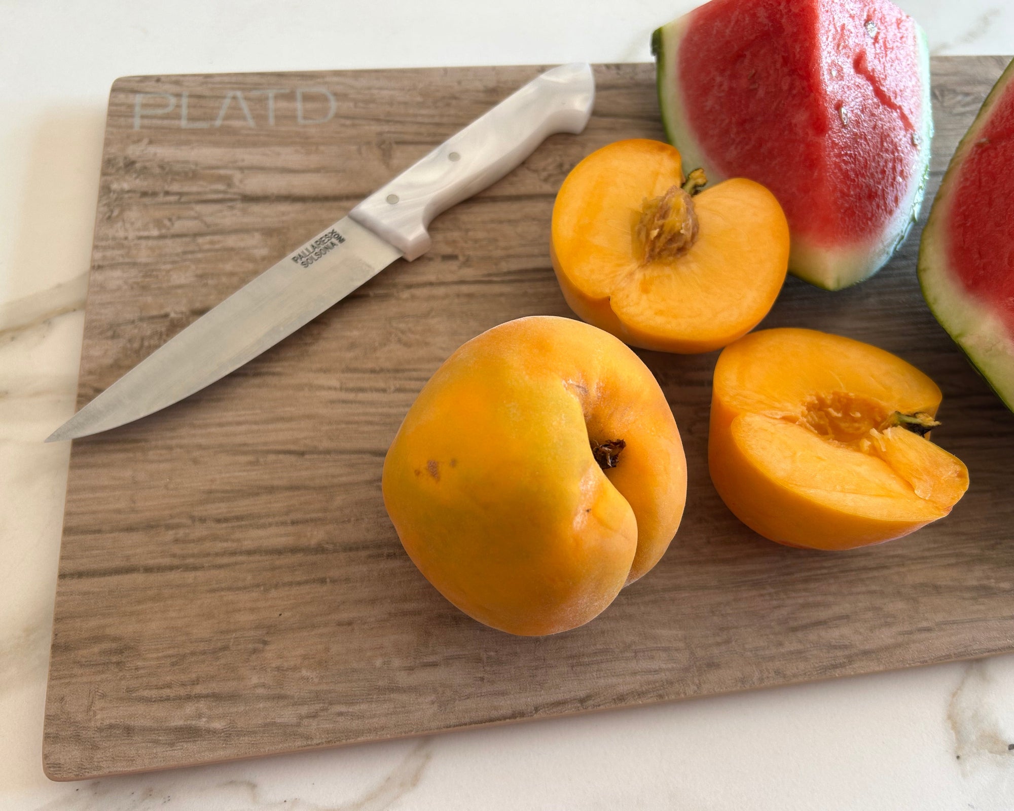 Cuchillo de cocina INOX con mango de Nácar - Pallarès
