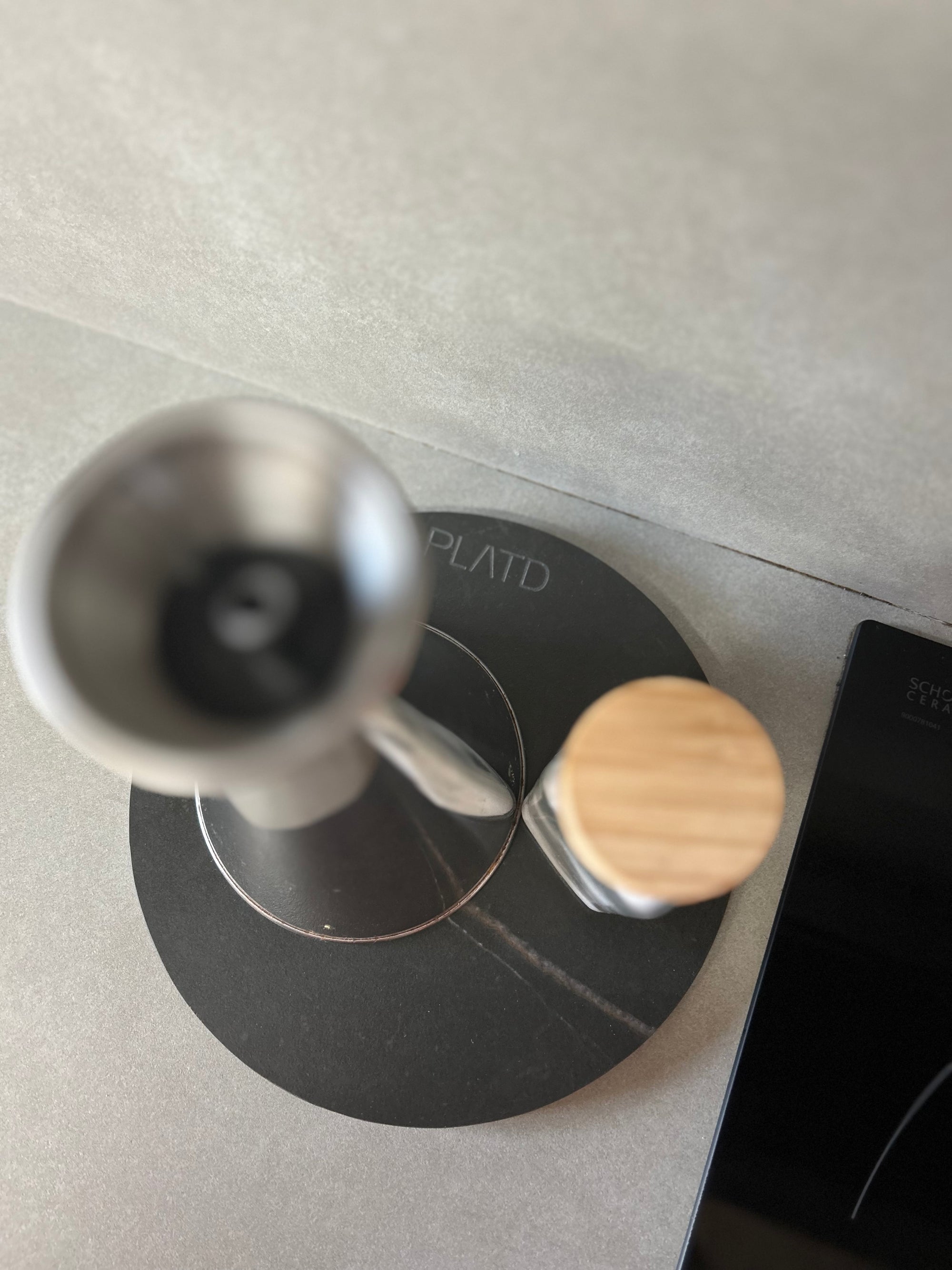 Plato de piedra redondo mini