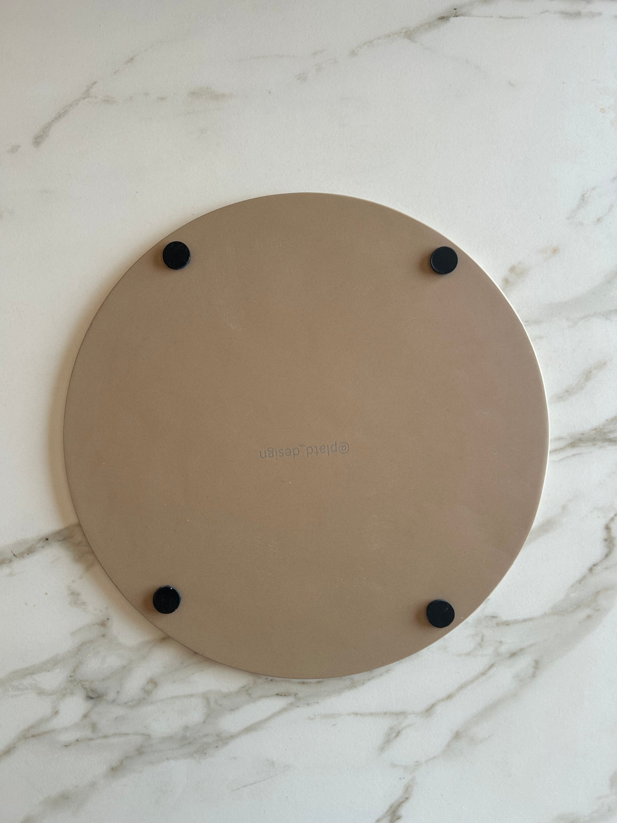 Plato de piedra redondo maxi