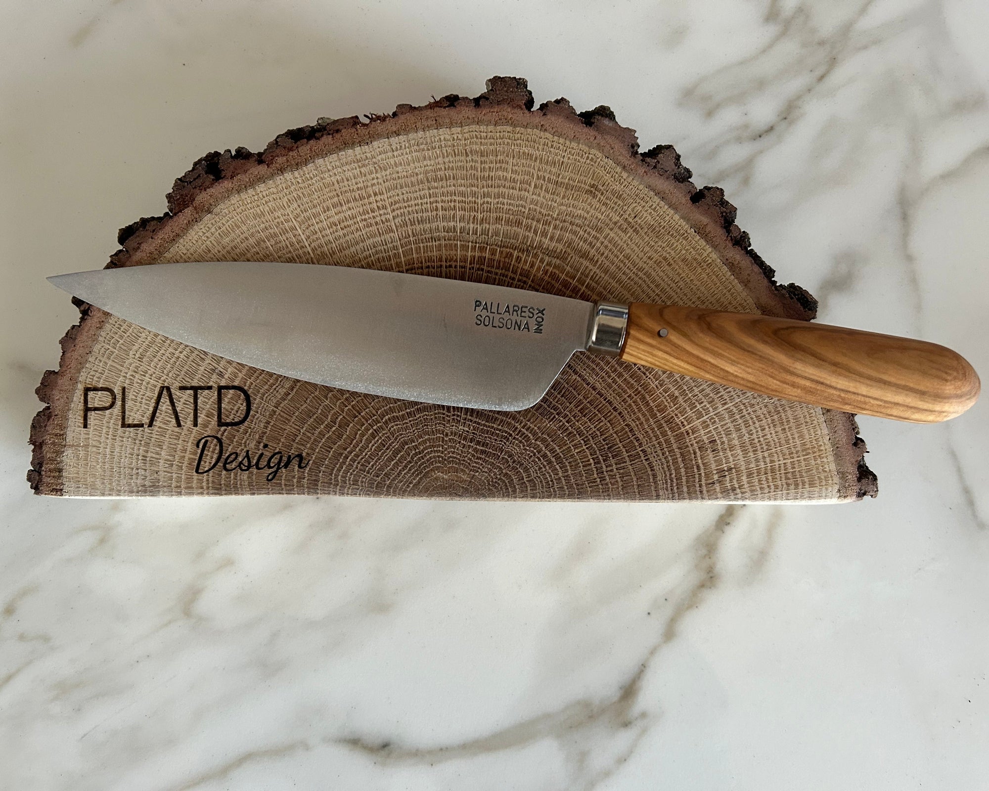 Cuchillo Pallarès cocina con Mango redondo de Olivo