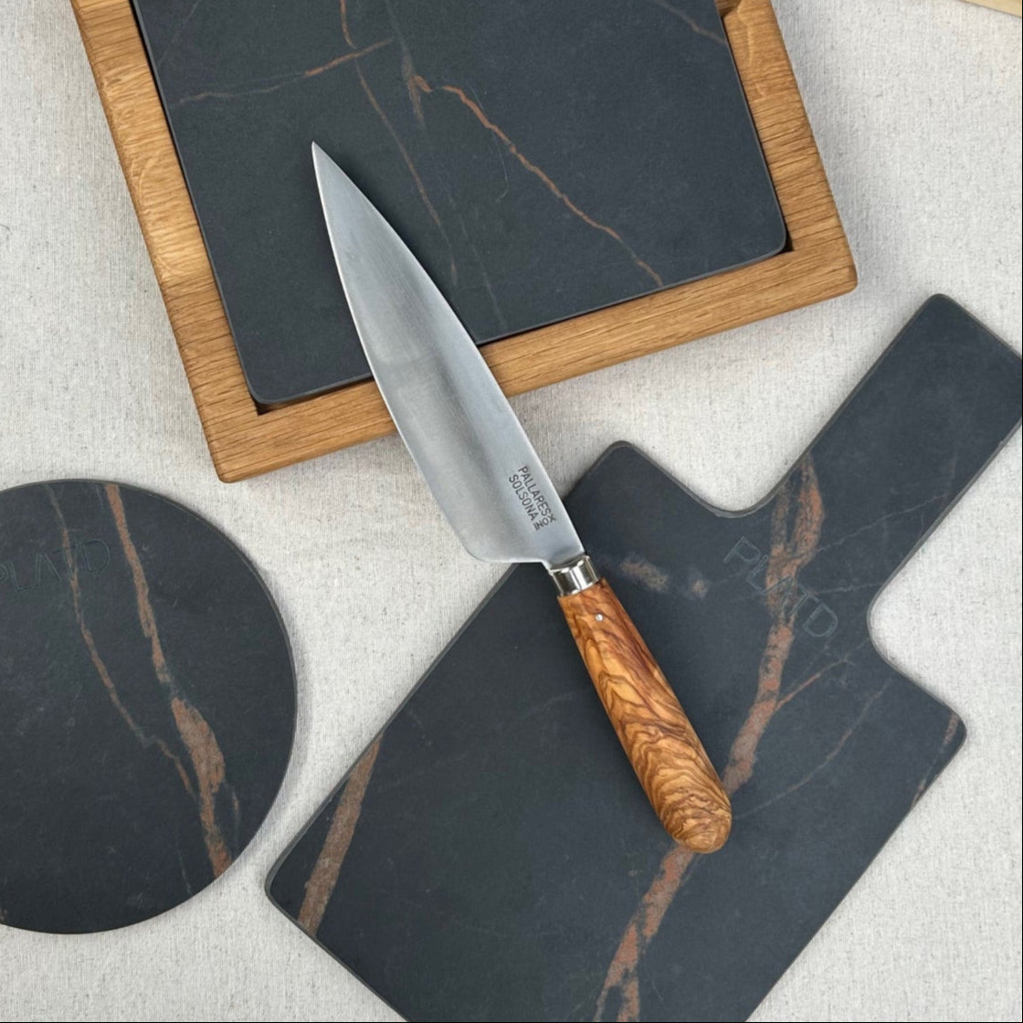 Cuchillo Pallarès cocina con Mango redondo de Olivo