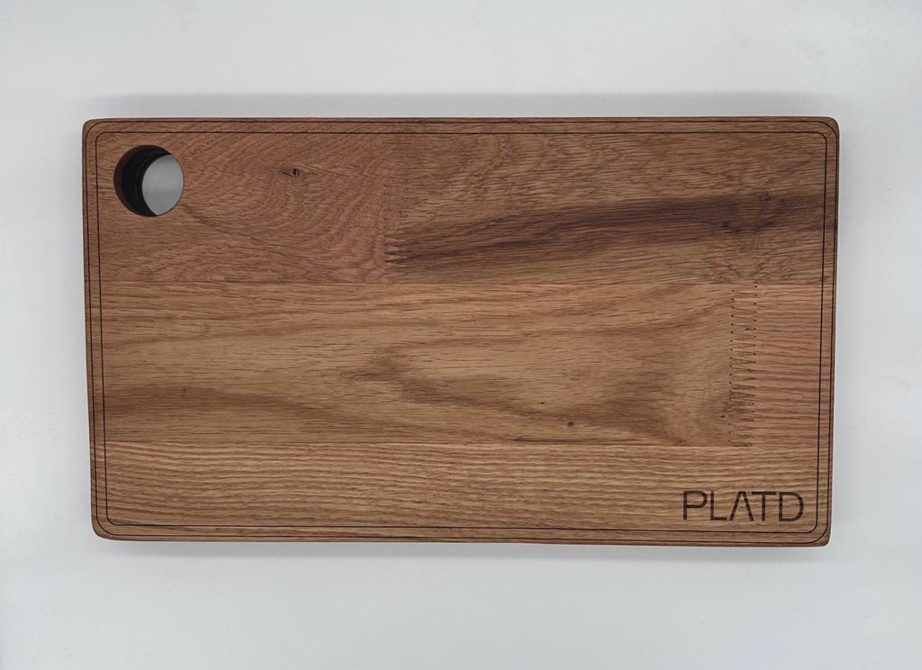 Tabla de madera de roble ibérico