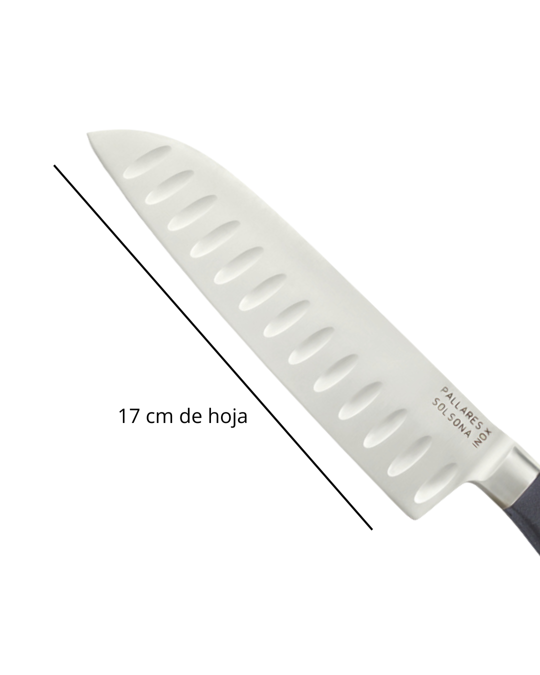 Cuchillo SANTOKU blando - Pallarés