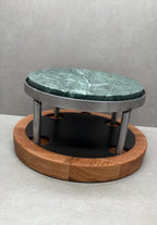 Piedra grill para asar redonda