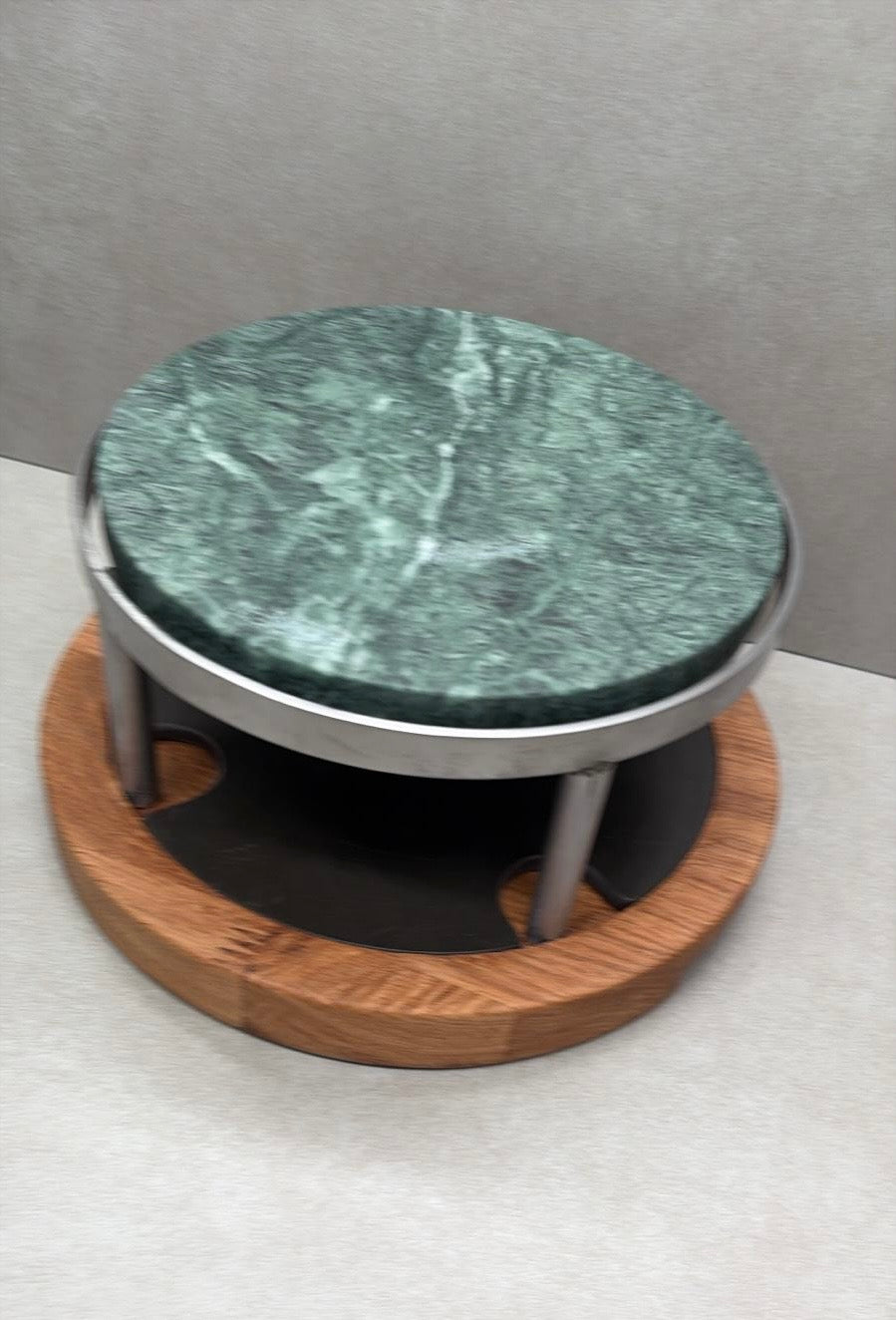 Piedra grill para asar redonda