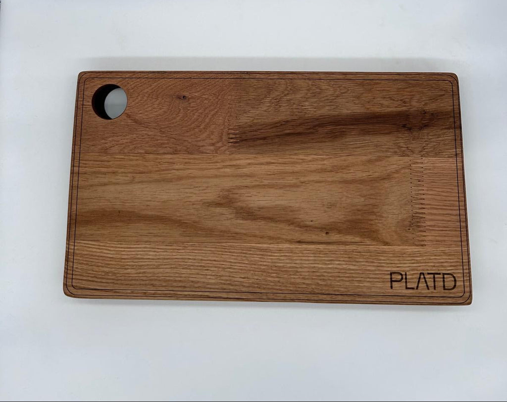 Tabla de madera de roble ibérico