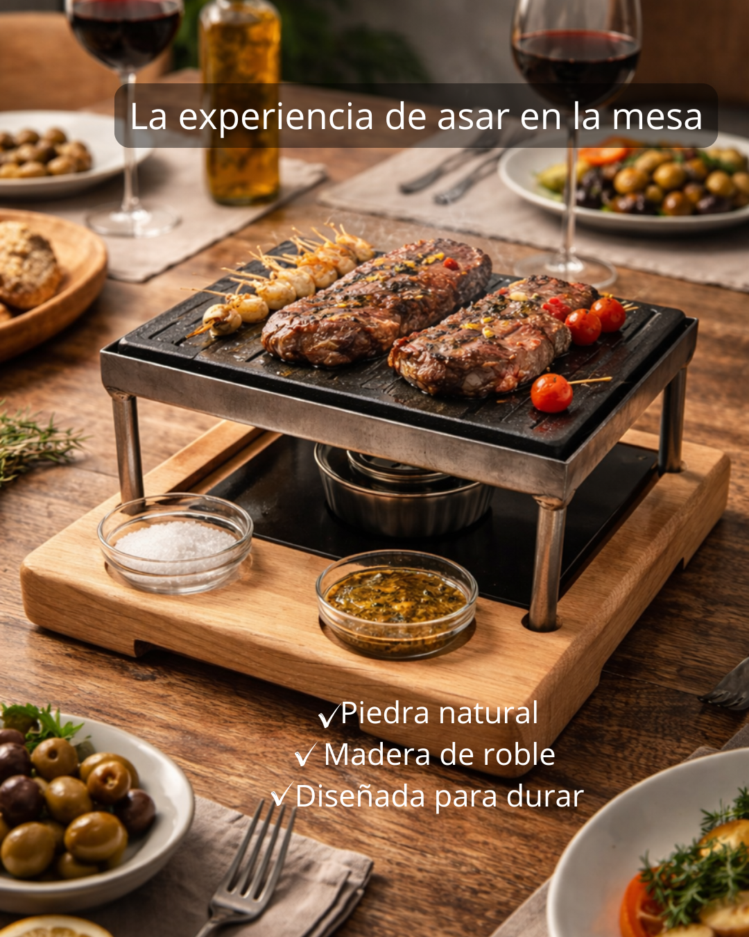 Piedra grill para asar XEF1 plus