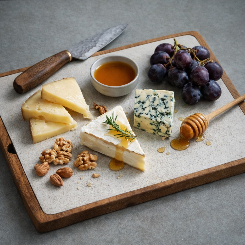 Dúo PLATD Essencial- Tabla de Roble + piedra