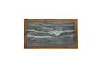 Dúo PLATD rectangular - Tabla de Roble + piedra