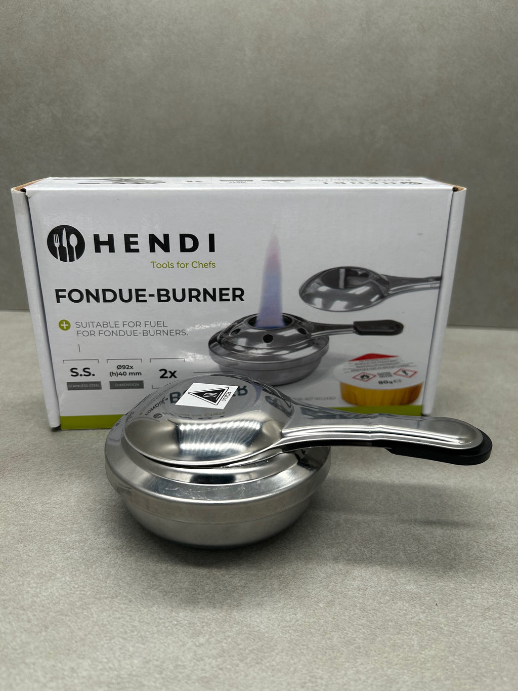 Quemador para piedra grill de Pasta o Gel — Pack de 2