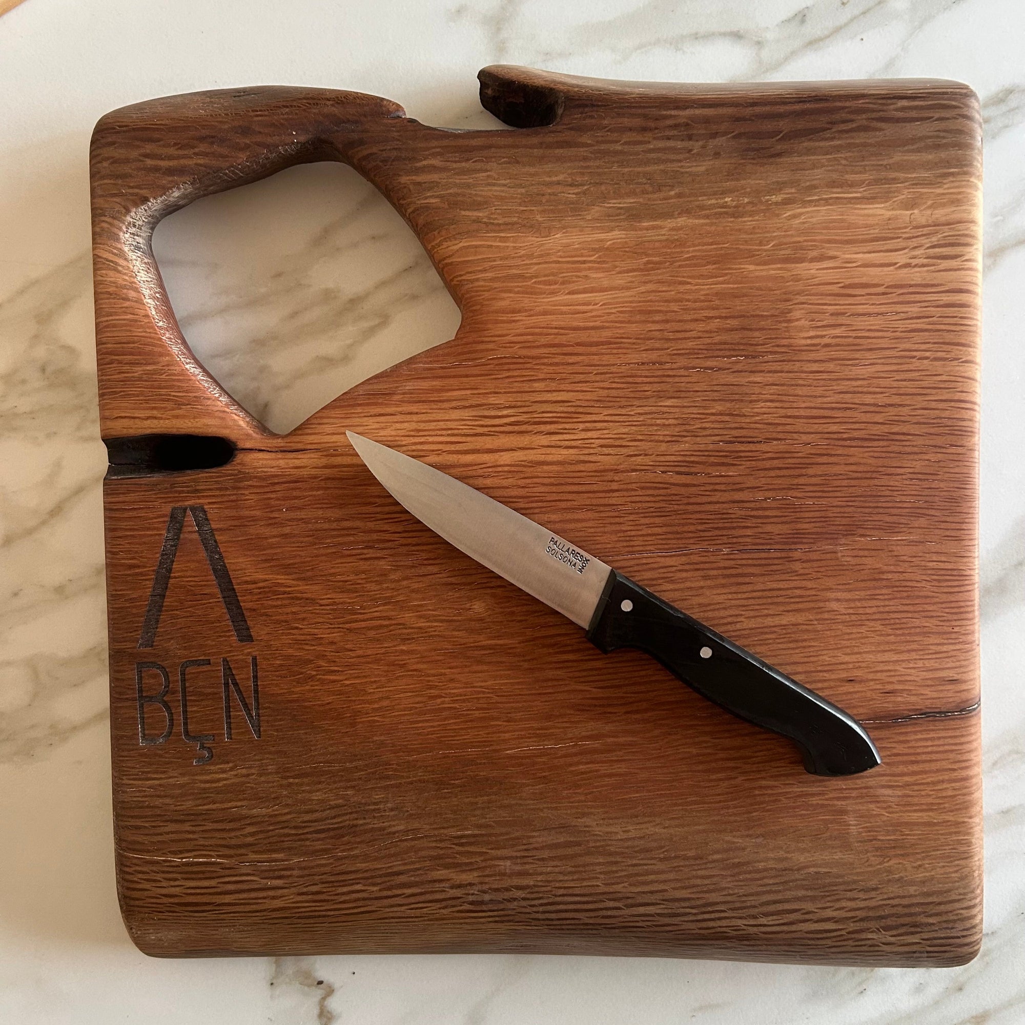 Tabla de madera natural de Roble ibérico