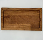 Tabla-bandeja de madera de roble ibérico