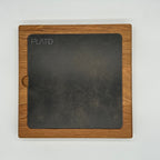 Dúo PLATD cuadrado- Tabla de Roble + piedra