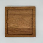 Dúo PLATD cuadrado- Tabla de Roble + piedra
