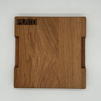 Dúo PLATD cuadrado- Tabla de Roble + piedra