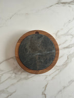 Dúo PLATD redondo mini - Tabla de Roble + piedra
