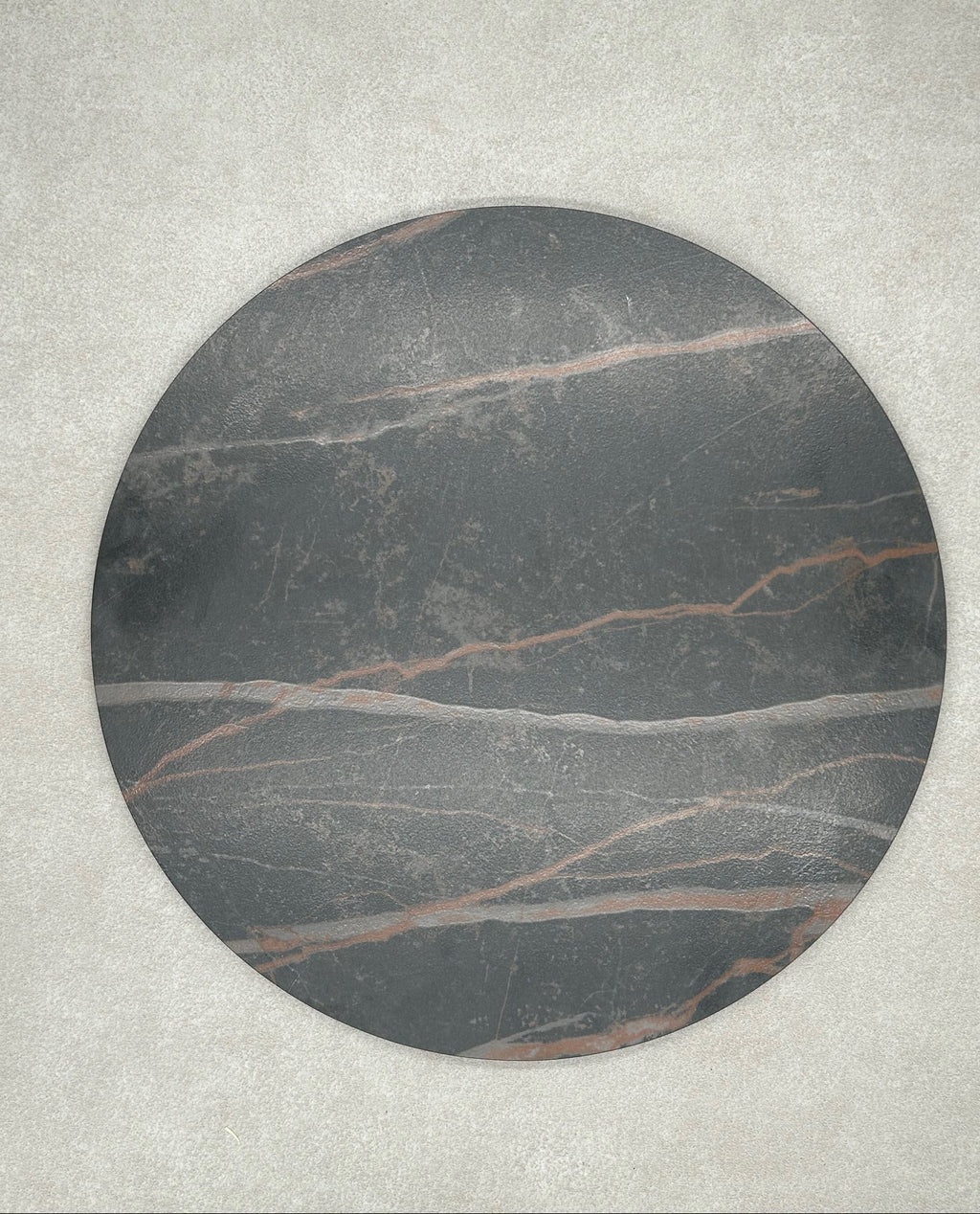 Plato de piedra redondo maxi