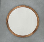 Dúo PLATD redondo maxi - Tabla de Roble + piedra