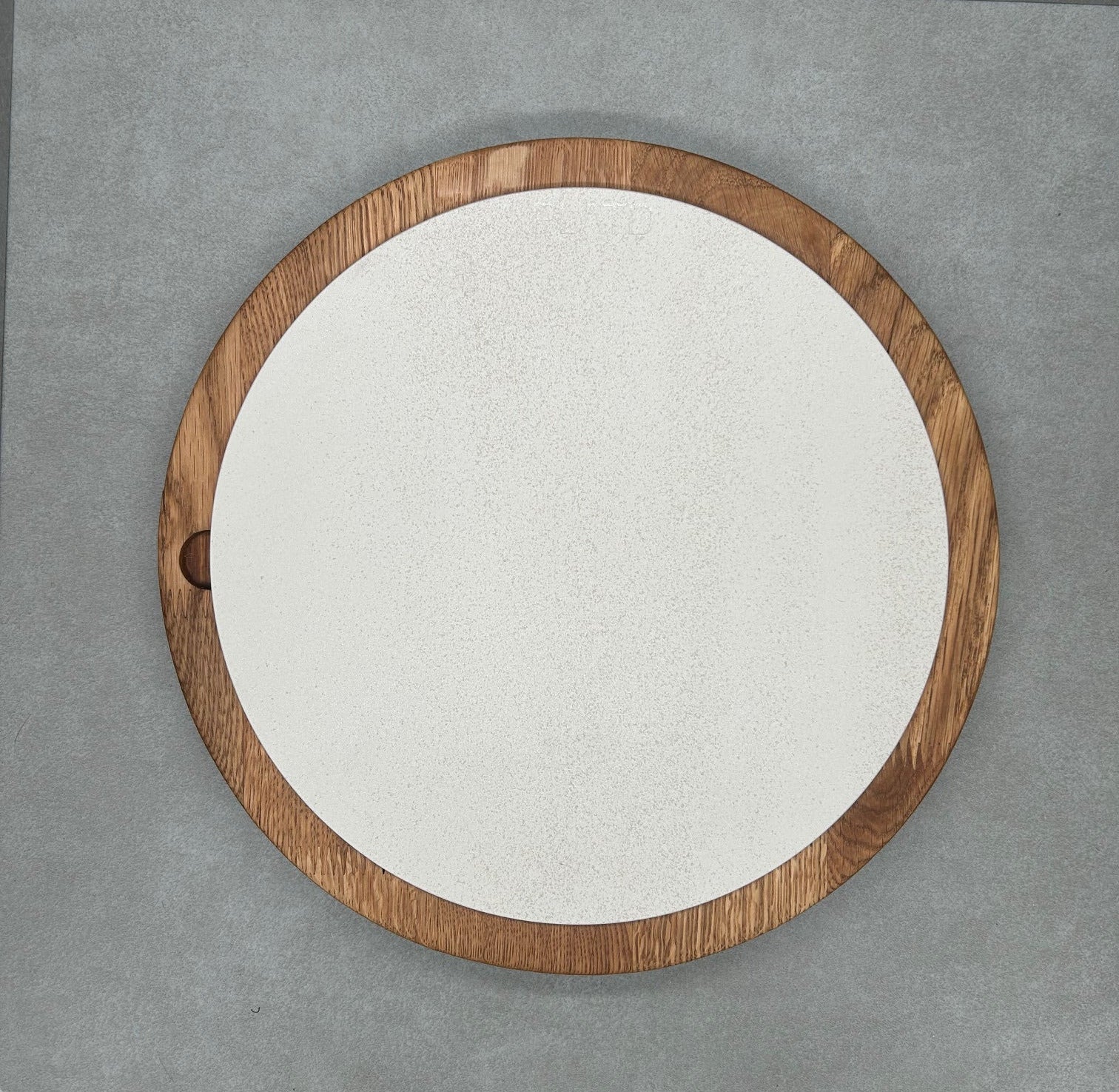 Dúo PLATD redondo maxi - Tabla de Roble + piedra