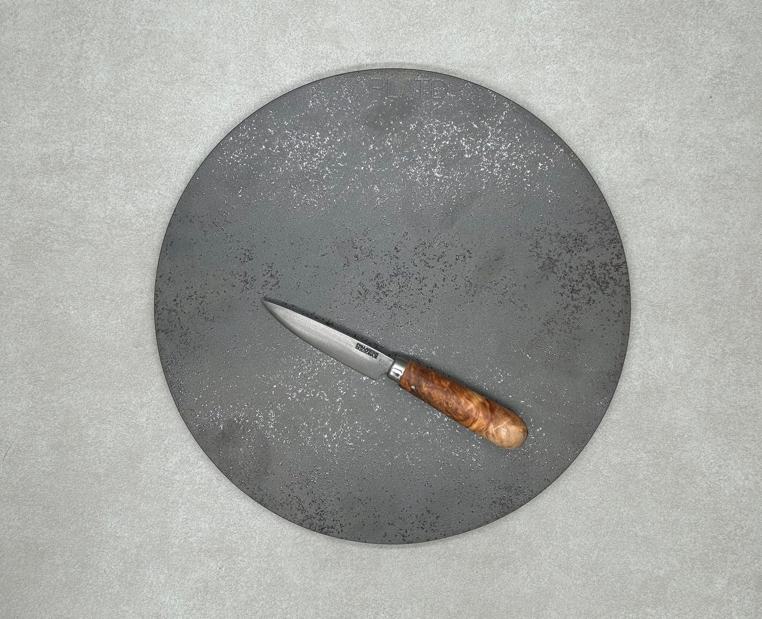 Plato de piedra redondo maxi