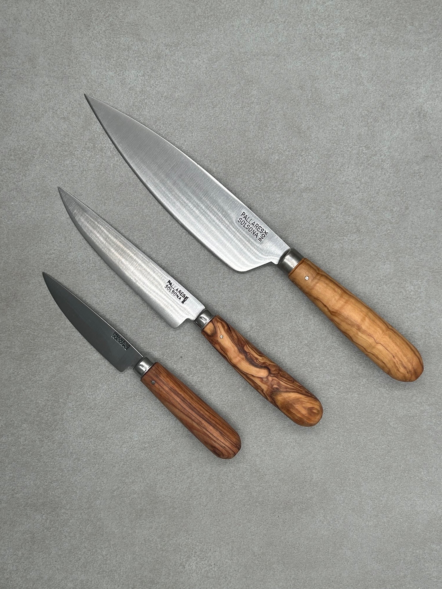 Set de cuchillos Pallarès de olivo