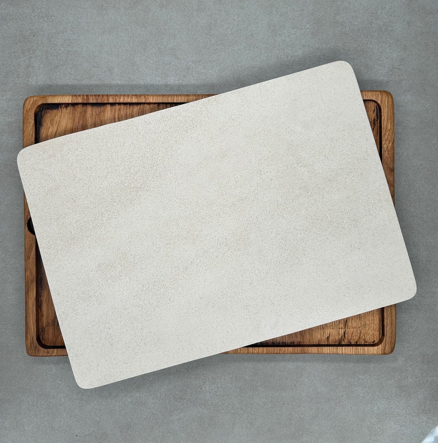 Dúo PLATD Essencial- Tabla de Roble + piedra