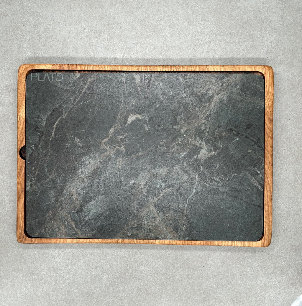 Dúo PLATD Essencial- Tabla de Roble + piedra