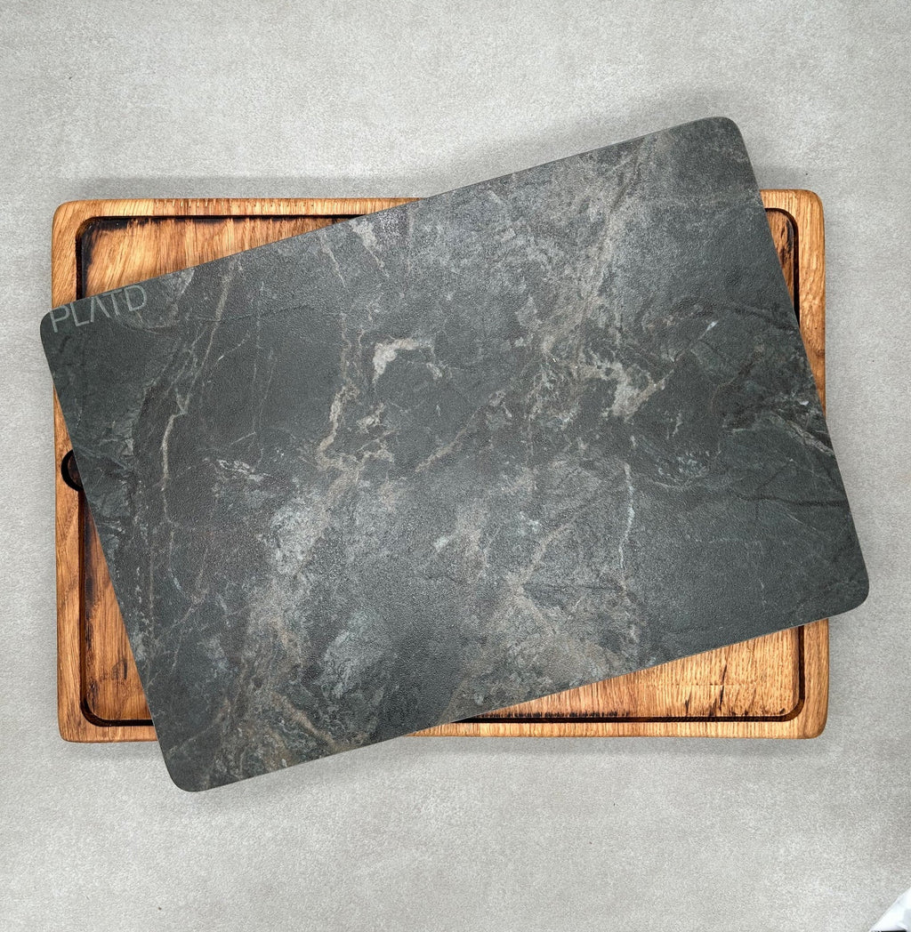 Dúo PLATD Essencial- Tabla de Roble + piedra
