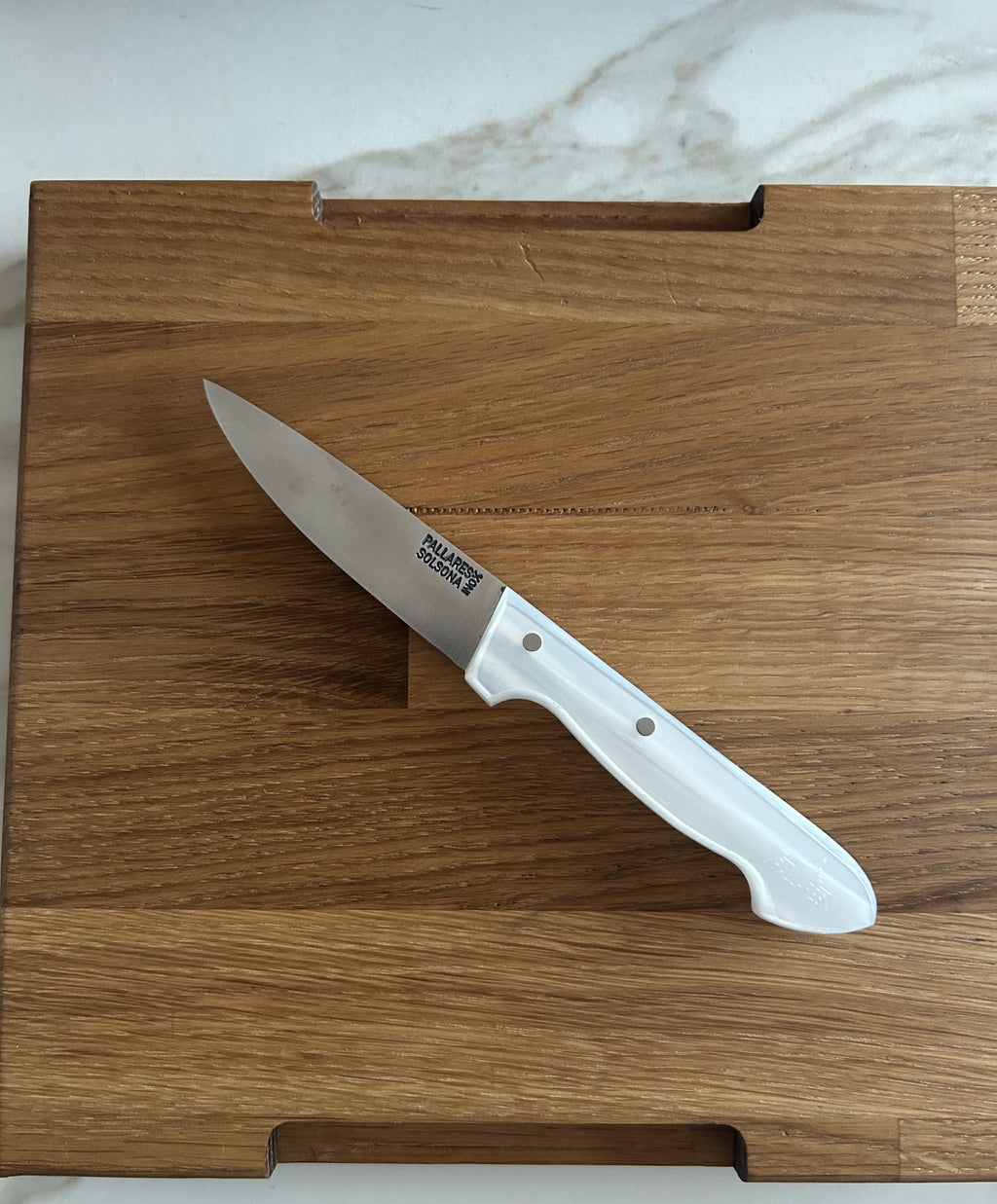 Cuchillo de cocina INOX con mango de Nácar - Pallarès