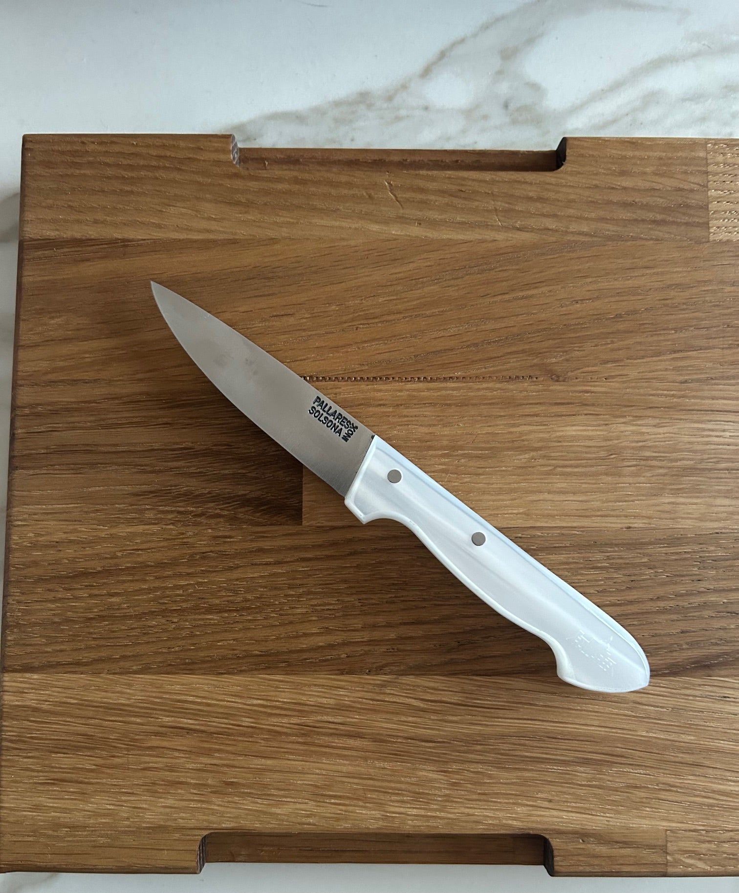 Cuchillo de cocina INOX con mango de Nácar - Pallarès