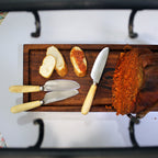 Cuchillo de sobrasada, paté o mantequilla INOX con mango de Boj - Pallarès